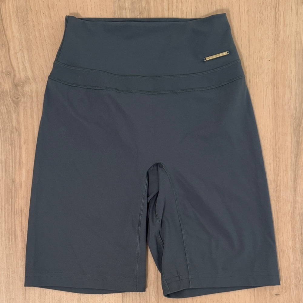 Gymshark Whitney Simmons High-Waisted Green Shorts
